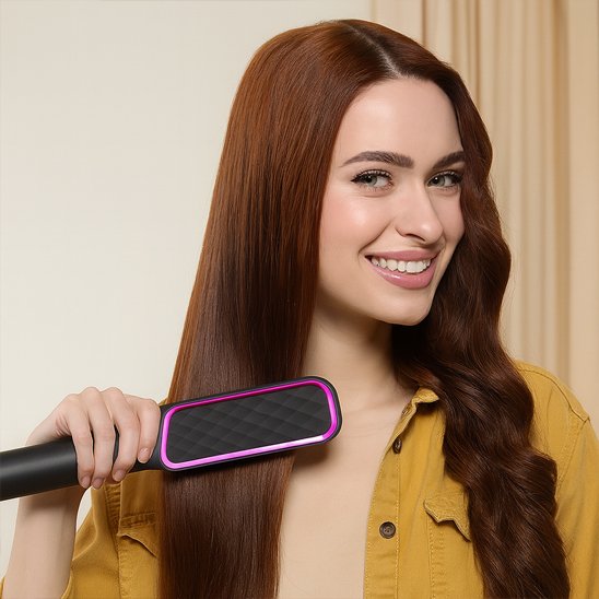 Brosse chauffante Coiffure Pro