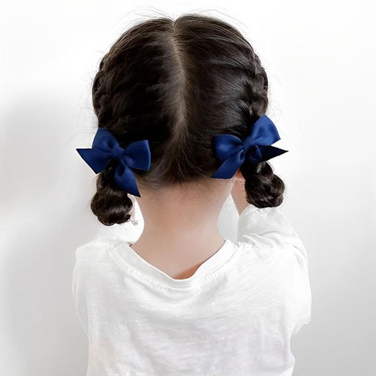 Barrette cheveux bleu