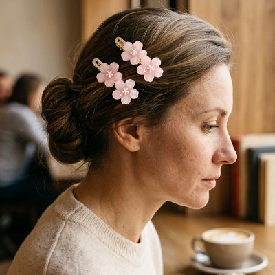 Barrettes cheveux  Rouse
