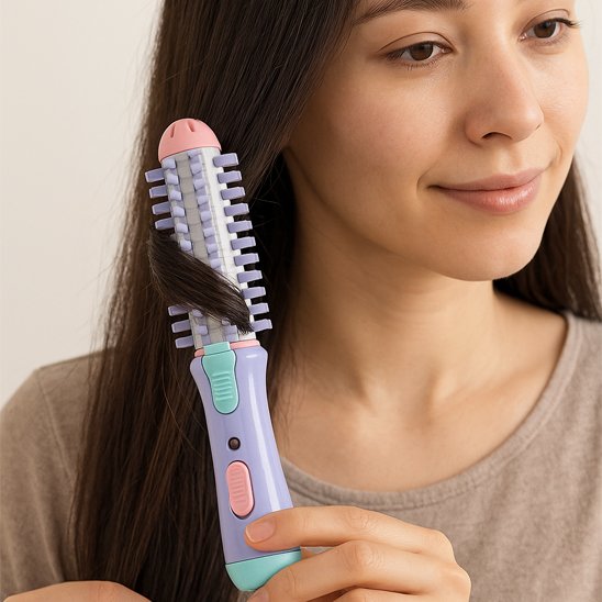Brosse chauffante 