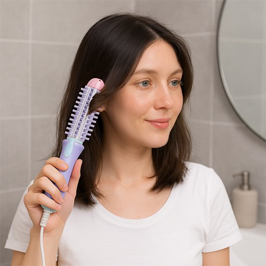 Brosse chauffante 