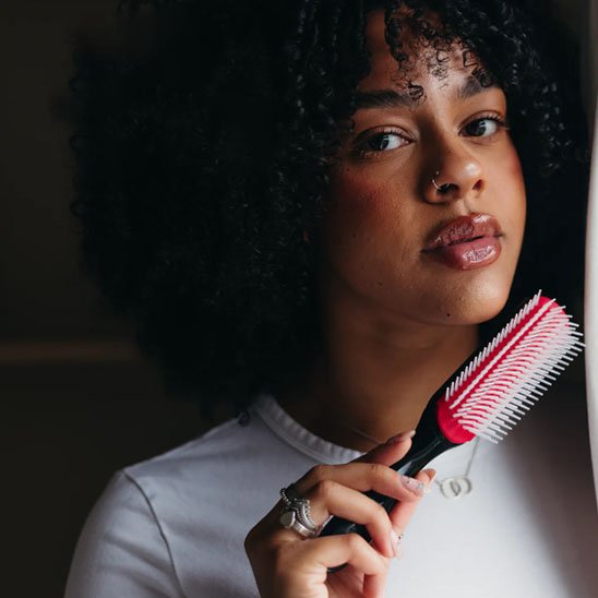 brosse cheveux demêlante  Sans douleu
