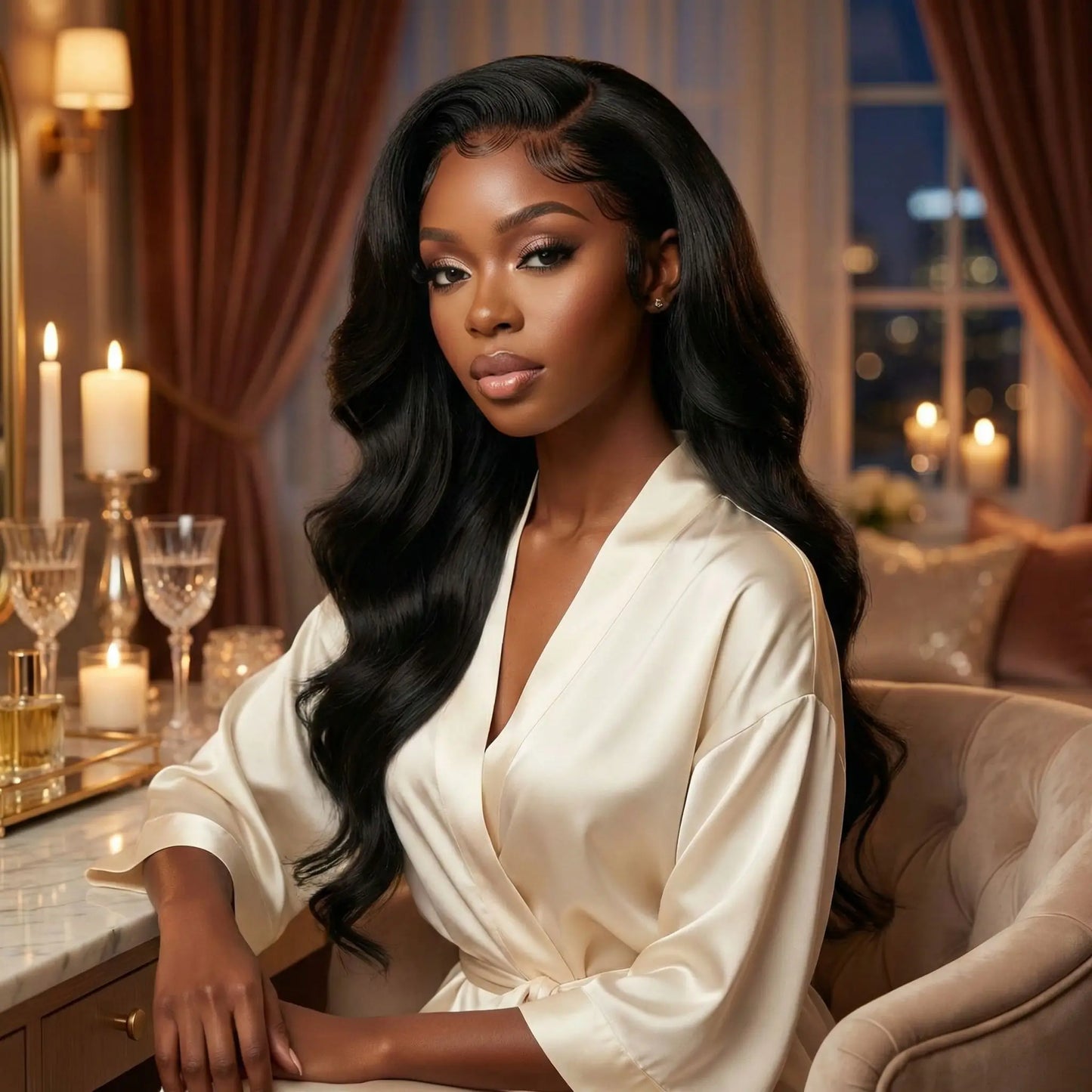 perruque femme naturelle confort doux