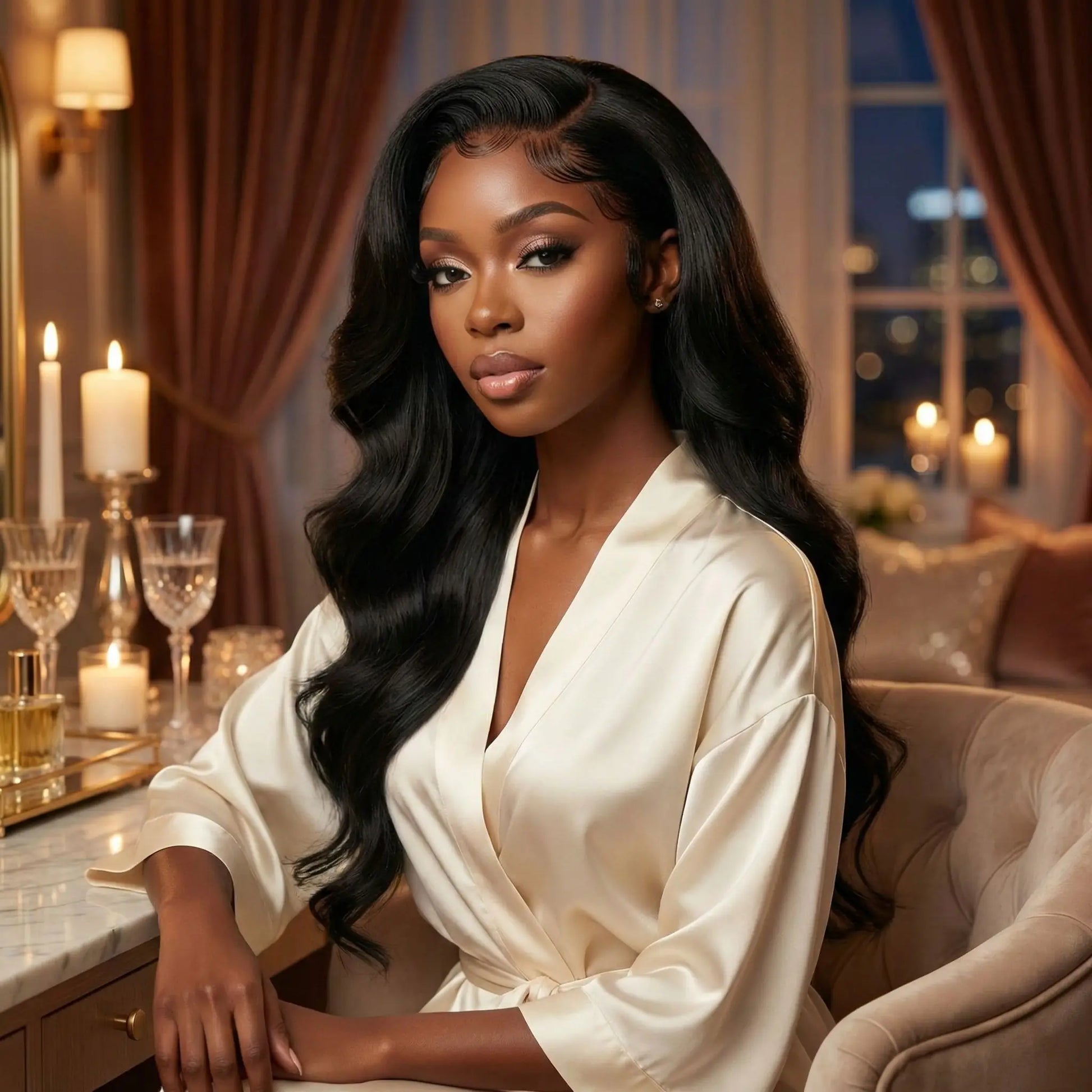 perruque femme naturelle confort doux