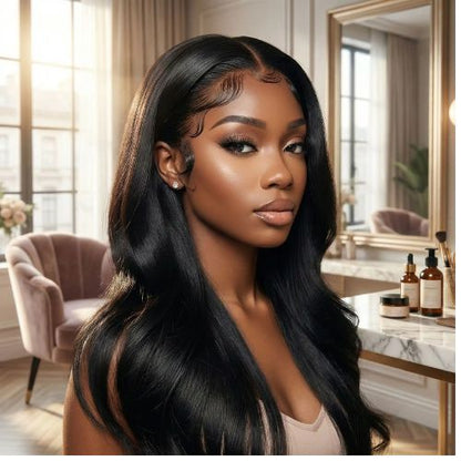 Perruque femme  naturelle | Confort  Doux